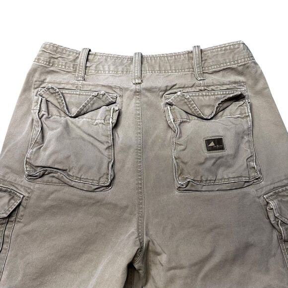 Urban Pipeline Cargo Pants Men’s 32x34 Beige Cotton Twill Multi Pocket Utility - Picture 5 of 13